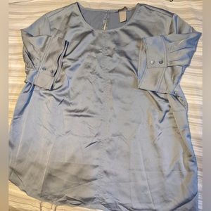 H&M Women’s long sleeve satin blouse